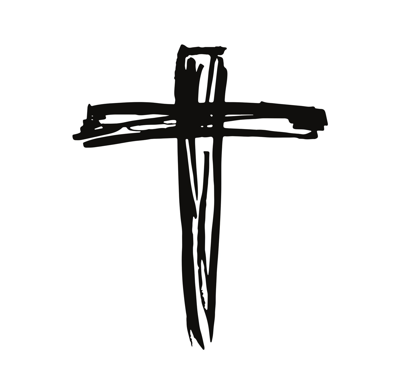 Christian Cross Black & White Instant Digital Downloads PNG, JPG, SVG ...