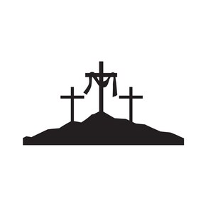 Three Crosses of Calvary | Jesus Christ Resurrection Design | Instant Digital Download | PNG, JPG, SVG, eps, dxf