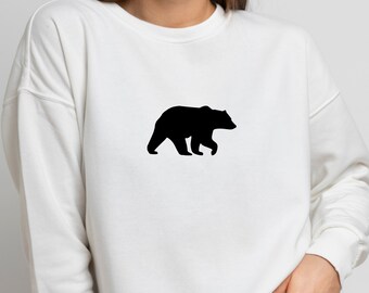 Bear | Grizzly, Brown, Black, Polar | Graphic Art | Black