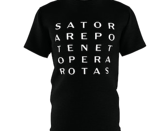 Sator Cube Templar Palindrome Shirt ~ Sator Arepo Tenet Opera Rotas