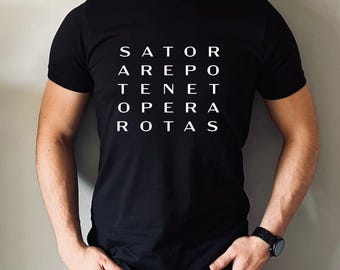 Sator Square T-Shirt, Latin Palindrome, Ancient Mystery Tee