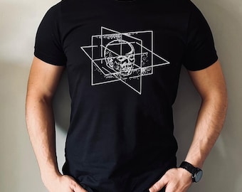 CIA Gateway Process T-Shirt | Astral Projection Consciousness Map | Remote Viewing Out of Body Experience Science Gift