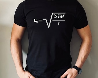 Escape Velocity T-Shirt | Physics, Rocket Science, Space Travel