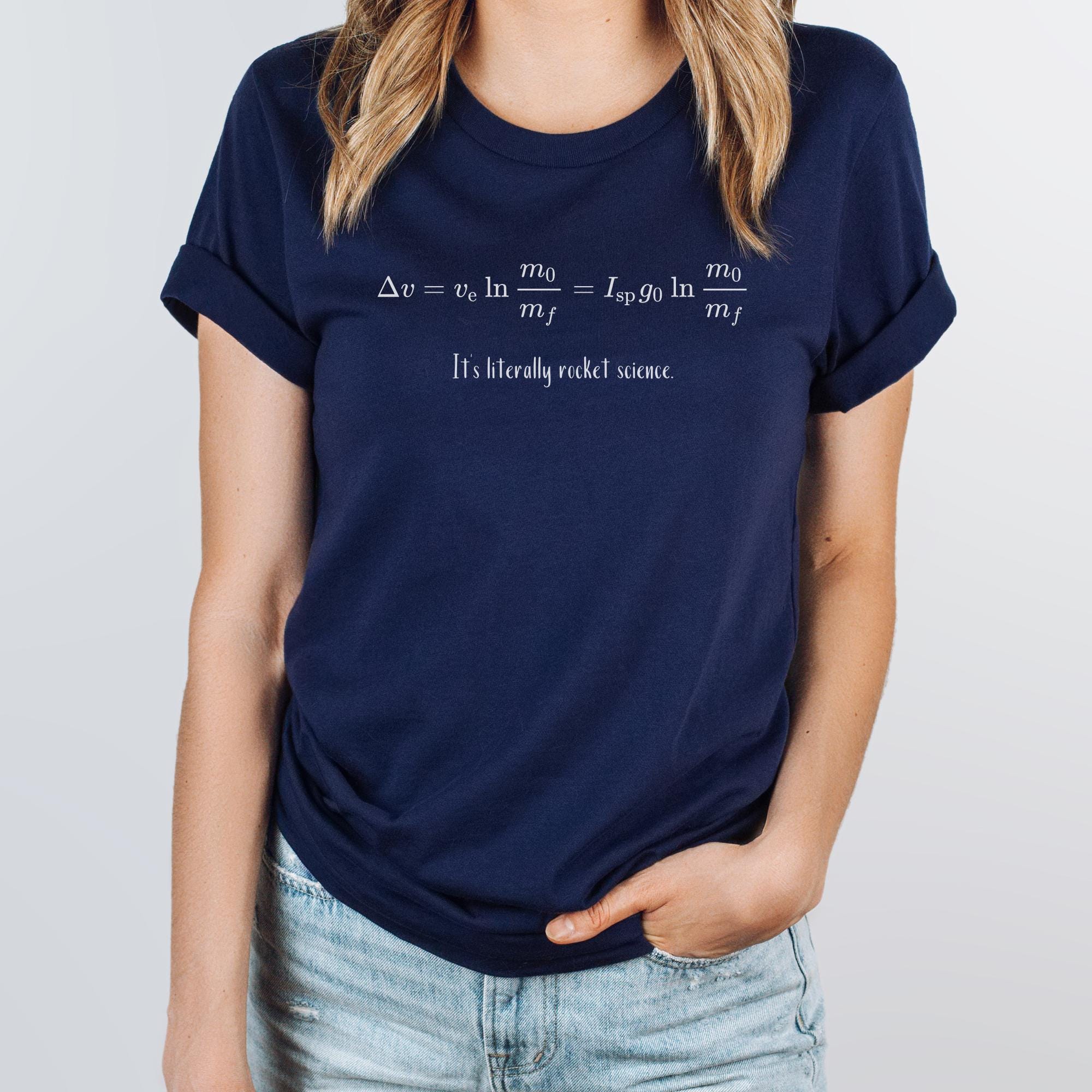 トップス TSIOLKOVSKY ROCKET EQUATION TSHIRT 2908T Tsiolkovsky rocket equation