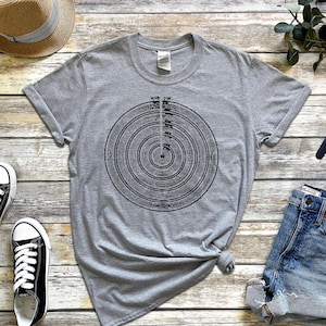 Ein Sof Spirit World Shirt ~ Kabbale mysticisme juif carte du plan astral