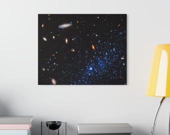 Leo P Dwarf Galaxy Acrylic Print: JWST Space Wall Art