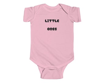 Little Boss Baby Bodysuit - Boy or Girl Bodysuit.