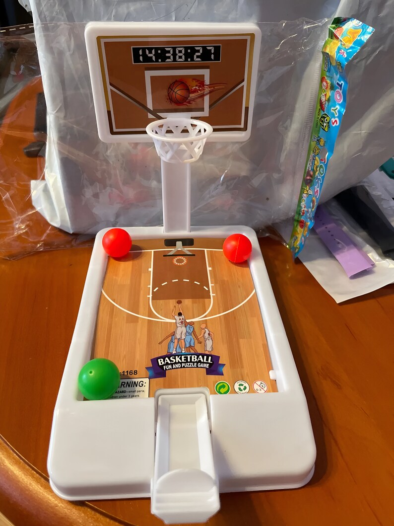 Shooting Mini Basketball Game Rack Shooting Machine Toy Etsy