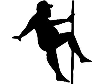 Fat Stripper Die Cut Sticker/Abziehbild