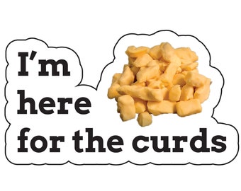 Ich bin hier für den Quark Sticker/Aufkleber