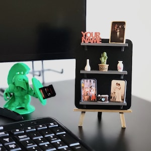 Moments Captured Shelf | Miniature Shelf | 3D Printed Fridge Magnet |