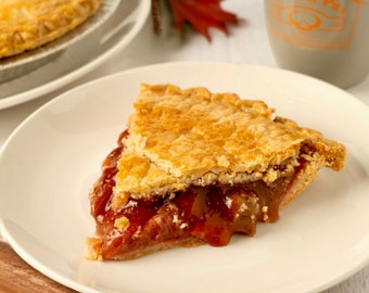 House of Pies' Famous Strawberry Rhubarb Pie | Freshly Baked for You | Perfect for Anniversary, Christmas, Birthdays, & More