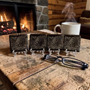 May include: A rustic wooden sign with the text "Welcome to our home" in white lettering. The sign has a distressed finish and a simple, inviting design, suitable for a front porch or entryway.