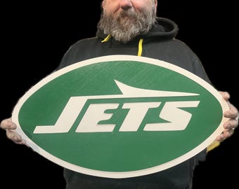 NY Jets 2024 - present. Wood Sign | Handmade Wooden Sports Decor