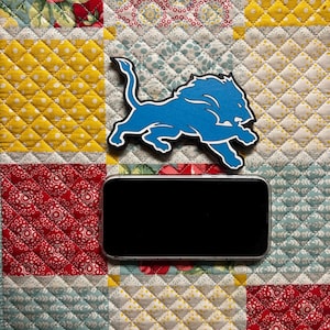 Detroit Lions 7” Wooden  | Handcrafted Sports Team Decor by 607WoodWorks