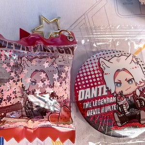 Devil May Cry:V,Dante,Vergil,Nero,Candy Keychian,Badge, Devil May Cry Fandomo Charm Gift