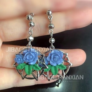 Customizable,Final Fantacy XIV Shire Preceptor&#39;s Earrings, Cosplay & Daily Use, FFXIV Fandom Handmade Gift Pushback / Clip-On