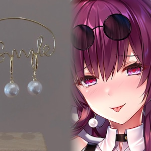 Customizable,Honkai: Star Rail Kafka Earrings for Daily Use, S925,Kafka Cosplay,Allergy Free Full Body Earrings, Pushback