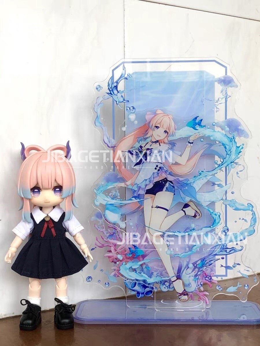 Genshin Impact :  Sangonomiya kokomi Acrylic Standees,Badge,Laser Ticket,Charm Art Print Gift