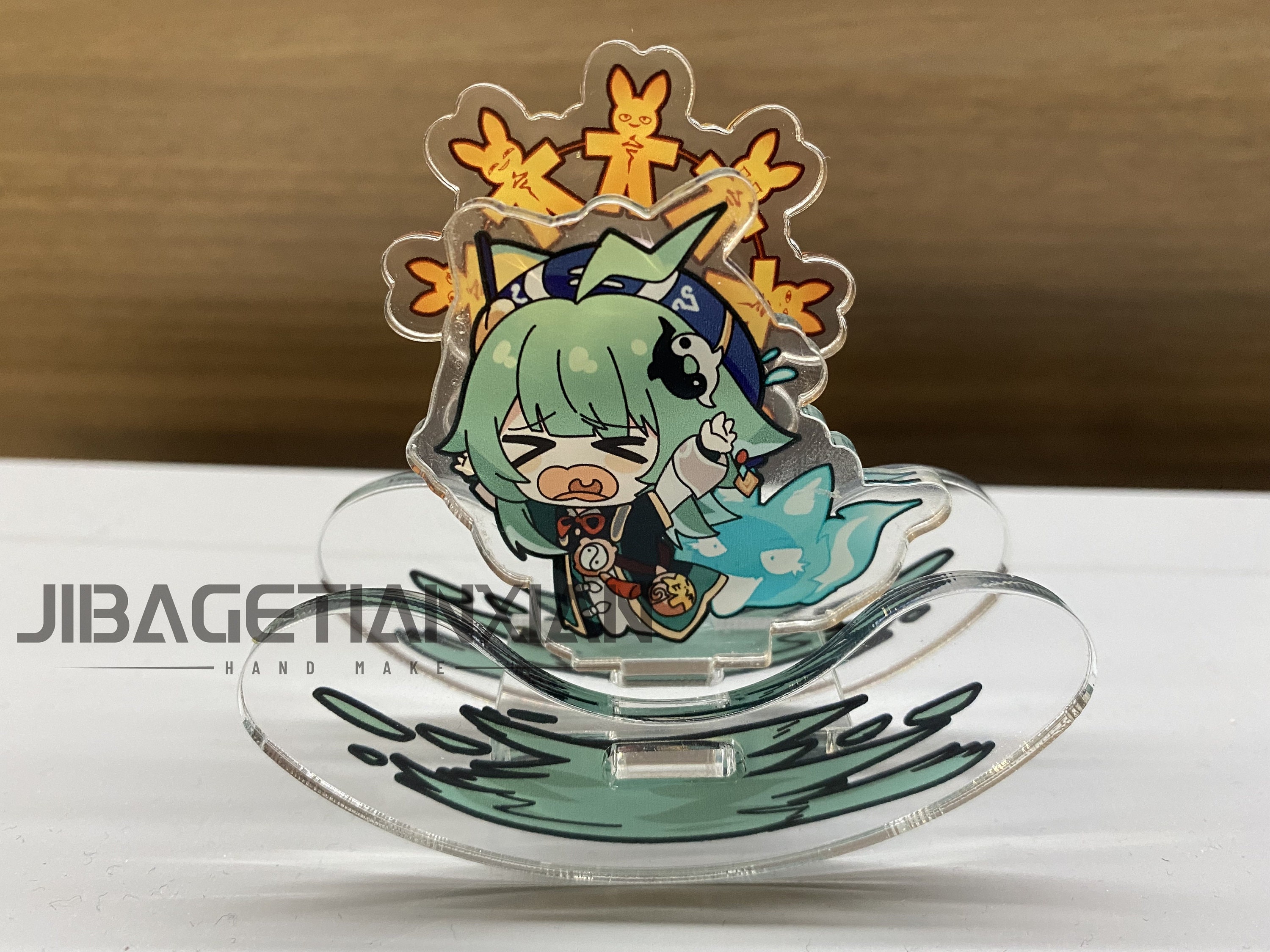Honkai StarRail :Huohuo Acrylic Standees Back Rotatable 6cm/2.36",HonkaiStarRail Fandom Charm Art Gift