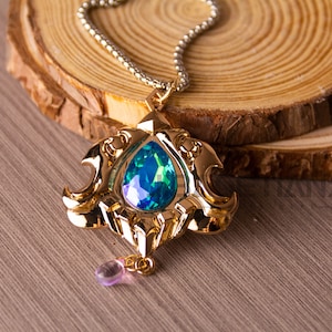 Customizable,Genshin Impact Neuvillette Necklace,Fandom Charm Handmade Gift