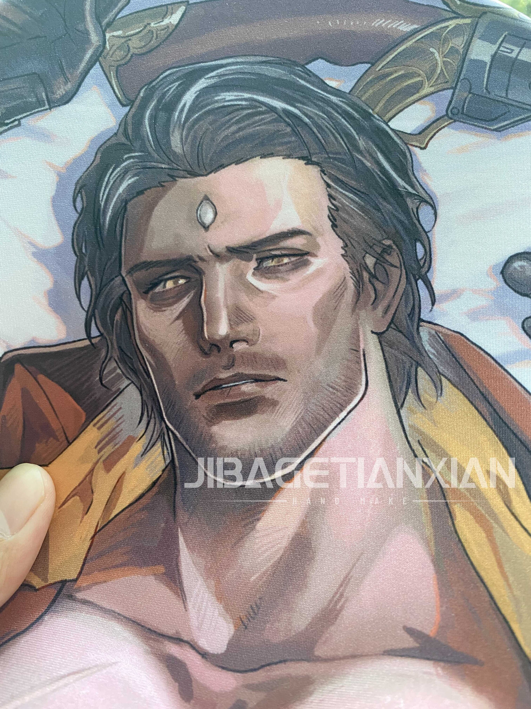 Final Fantasy XIV gaius Van Baelsar 3D Mouse Pad, / FF14 Gift Art