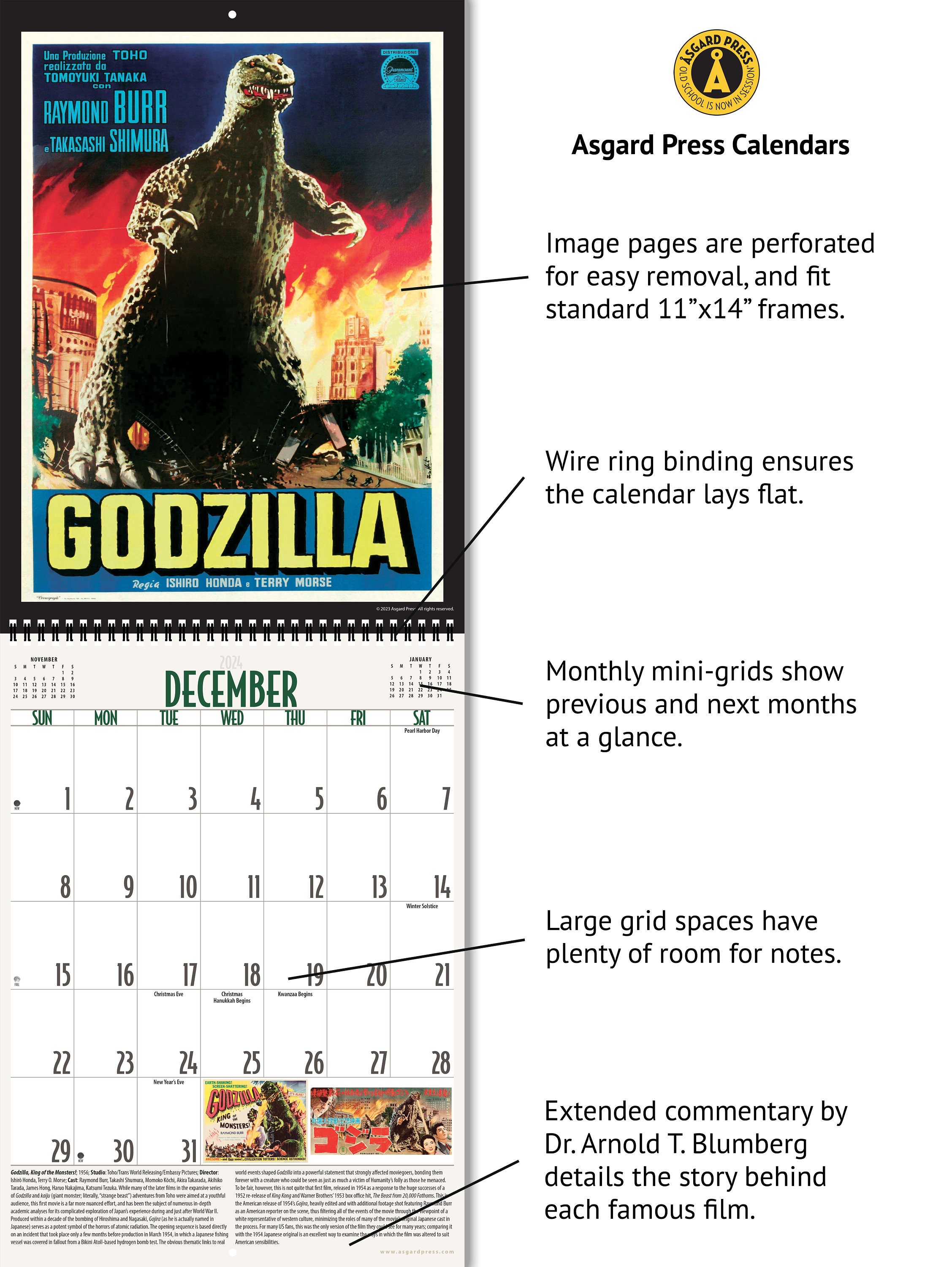 2024 Vintage Monsters Calendar Etsy