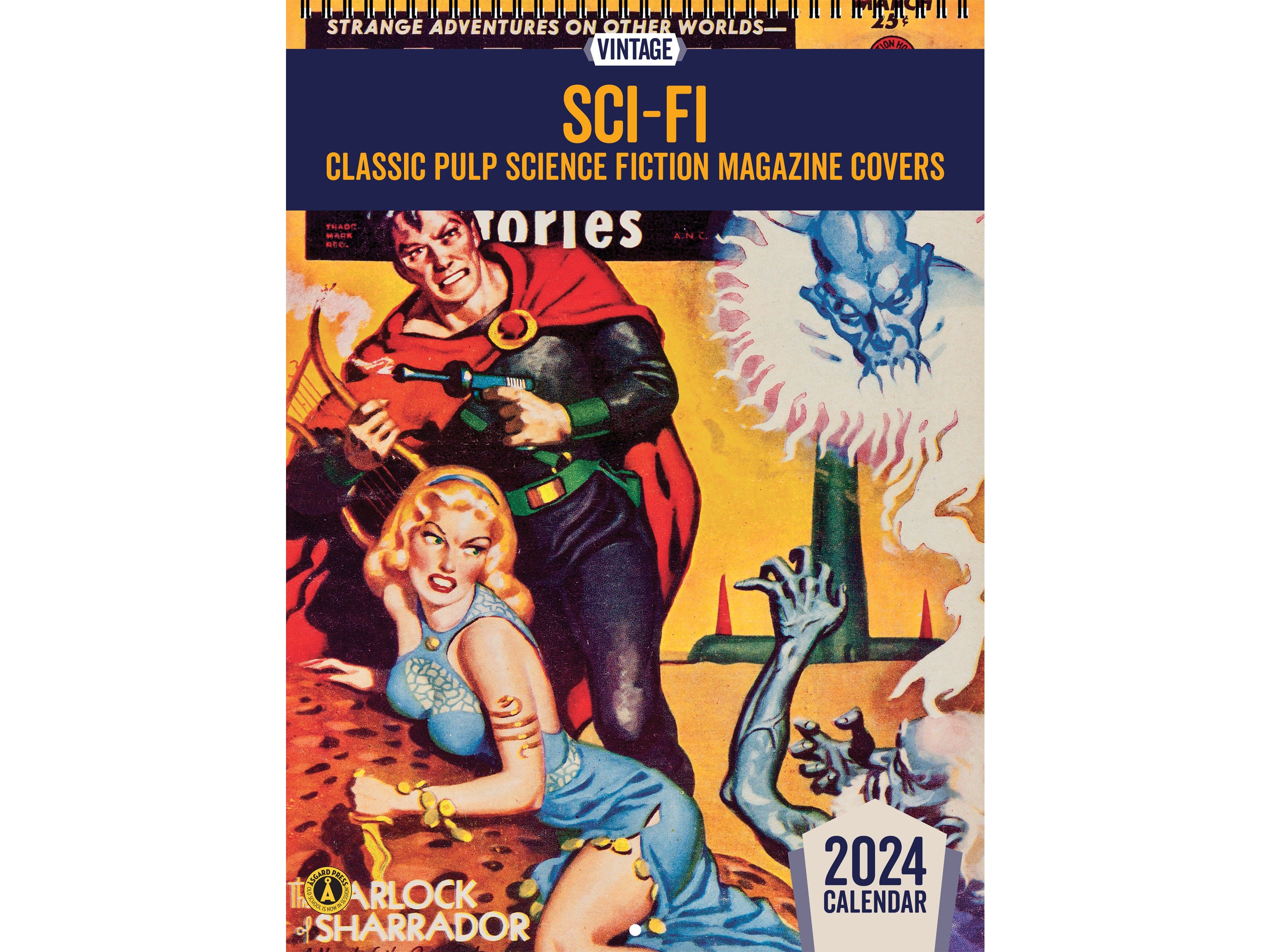 2024 Vintage Sci-fi Calendar - Etsy