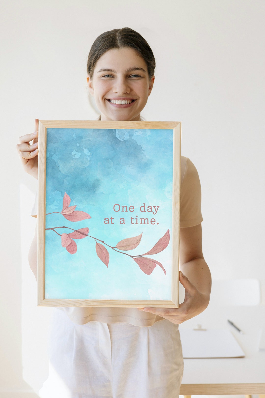 Inspirational Wall Art Digital Art Print, Beautiful Watercolor ...