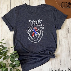 Congenital Heart Defects Awareness Shirt, Heart Defect Support, CHD Awareness Hoodie, CHD Warrior Tee, Heart Disease Awareness Sweatshirt