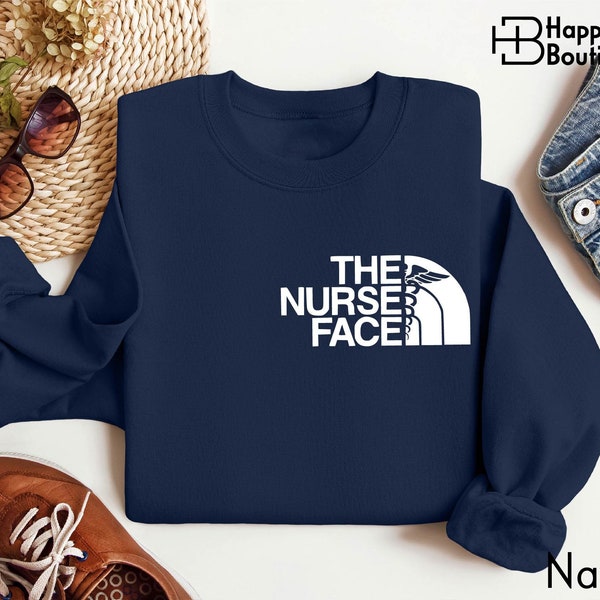 Pocket The Nurse Face Sweatshirt, Nurse Appreciation, Gift For Nurse, Nursing Student Shirt, Nurse Life Sweatshirt Registered Nurse Hoodie