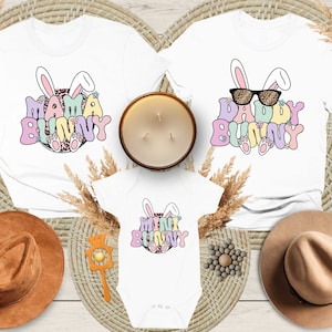 Easter Mini Bunny Shirt, Easter Mama Bunny Shirt, Easter Daddy Bunny Shirt, Easter Shirt, Family Shirts, Easter Group Shirts,Family Matching