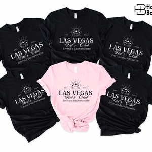 Las Vegas Girls Club Shirt, Las Vegas Bachelorette, Custom Bachelorette Shirt, Bachelorette Party Shirt, Dice Shirt, Casino Bach Trip Shirt