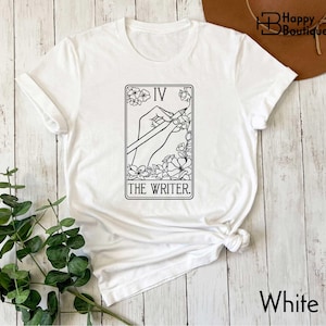 The Writer Tarot Card Shirt, Journalist Shirt, Writer Sweatshirt, Novelist Shirt, Novel Writing T-shirt, Author Sweatshirt, Tarot Card Shirt