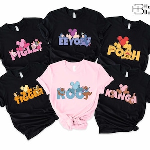 Winnie The Pooh And Friends Shirt, Disney Winnie Sweatshirt, Disney Family Shirt, Disney Trip Shirt,Piglet Eeyore Tigger Shirt,Pooh Bear Tee