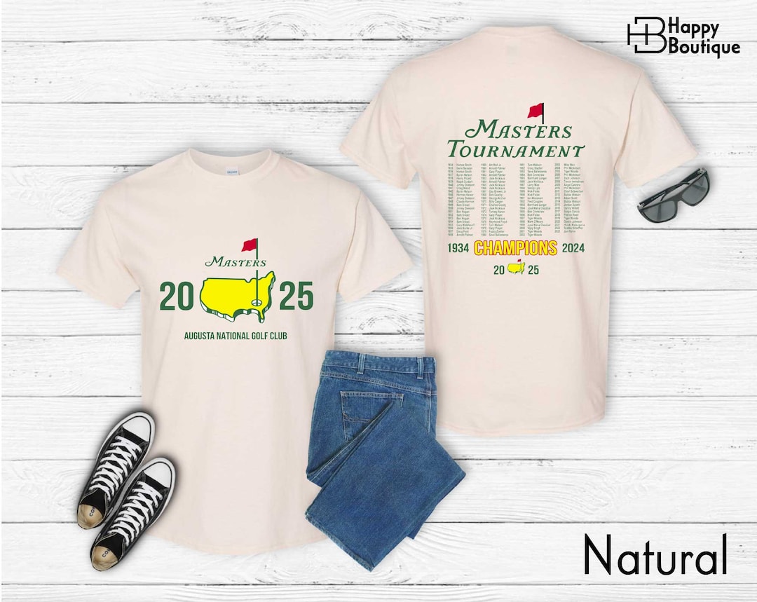 2025 Masters Tournament Augusta 90 Years Shirt, Agusta National Golf ...