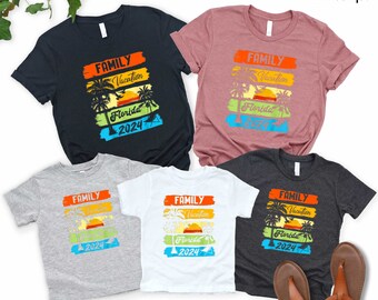 Family Vacation Florida 2024 Shirt, Family Vacation Shirt, Florida Shirt, Family Shirts, Vacation Shirt, Summer Shirt, Summer Vacation 2024