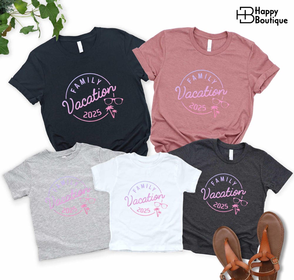 Family Vacation Shirt, Family Shirts, Vacation Shirt, Family Matching Shirt, Family Vacation 2025, Summer Shirt, Beach Shirt, Travel Shirt Printfushion