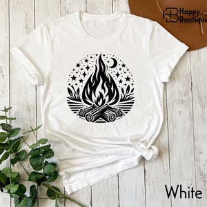Camp Shirt, Campfire Shirt, Camping Shirt, Summer Camp Shirt, Camper Shirt, Adventure T-shirt,Hiking Shirt,Nature Lover Gift,Adventurer Gift