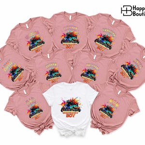 Monster Truck Family Birthday T-shirt, Birthday Boy Monster Shirt, Cars Birthday Party Sweatshirt, Birthday Group Tee, Cars Birthday Gift