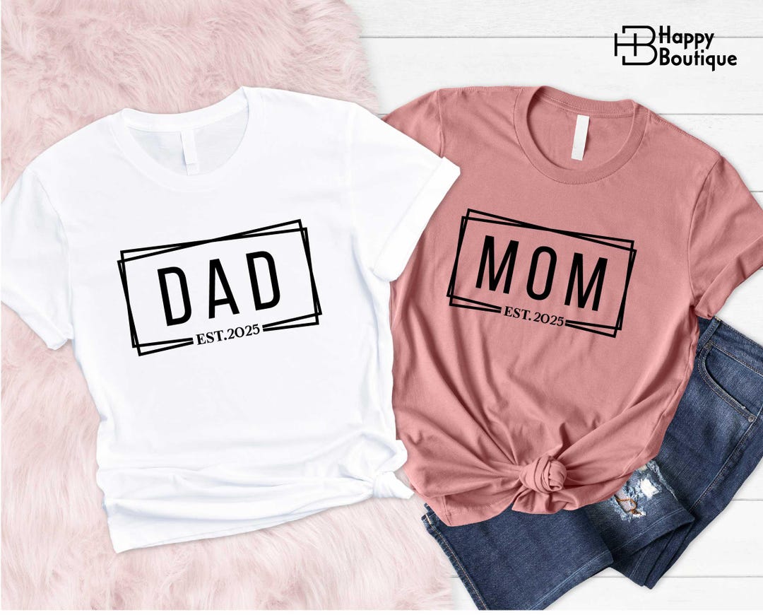 Mom and Dad Shirt, Couples Shirts, Family Shirts, Family Matching ...