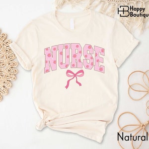 Coquette Nurse Shirt, Nurse Shirt, Coquette Shirt, Coquette Girl Shirt,Nursing Shirt,Cute Nurse Shirt,Nursing Student Shirt,Registered Nurse