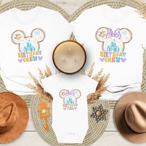 Disney Birthday Shirt, Disney Birthday Girl Shirt, Birthday Crew Shirt, Disney Birthday Boy Shirt, Disney Shirts, Birthday Party Shirt