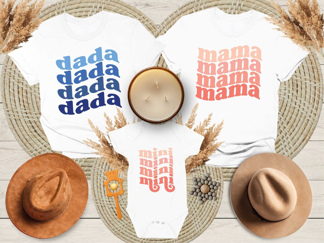 Mama Dada Mini Shirt, Mama Shirt, Family Shirts, Dada Shirt, Mini Shirt ...
