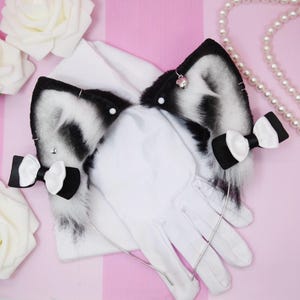 Diadema clásica con orejas de gatito
