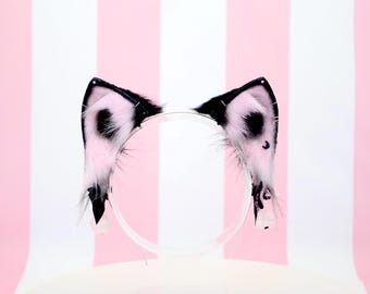 Pink Moon Kitty Ears Headband