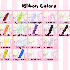 Ribbon colors