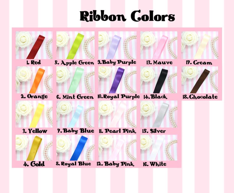 Ribbon colors