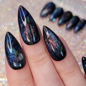 Labradorite Press-On Nails