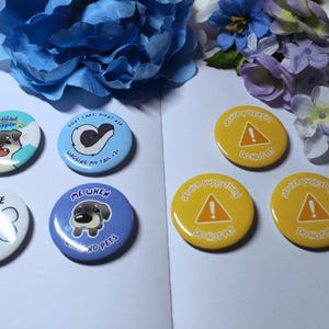 Button Pins! (Assorted designs)